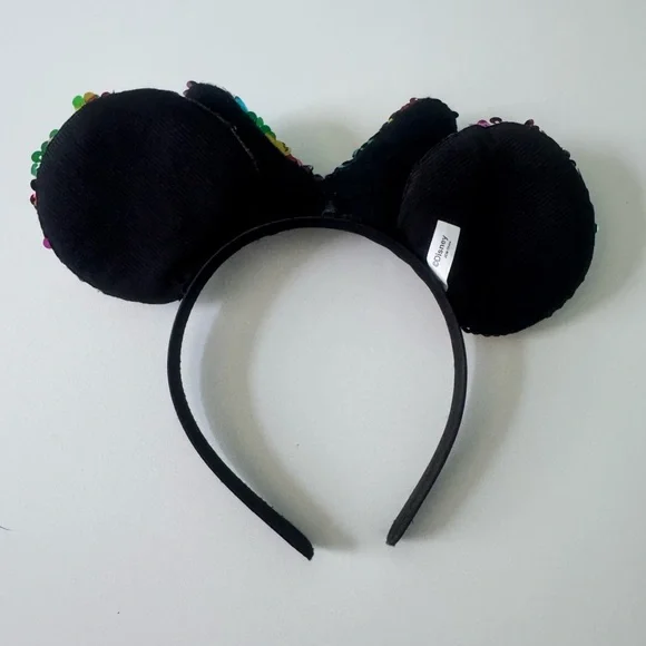 Disney Sequined Minnie Mouse Ears Headband - Picture 6 of 6